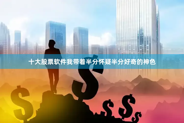 十大股票软件我带着半分怀疑半分好奇的神色